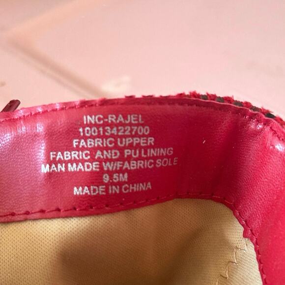 inc international concepts red snake skin knee high boots - Picture 4 of 4